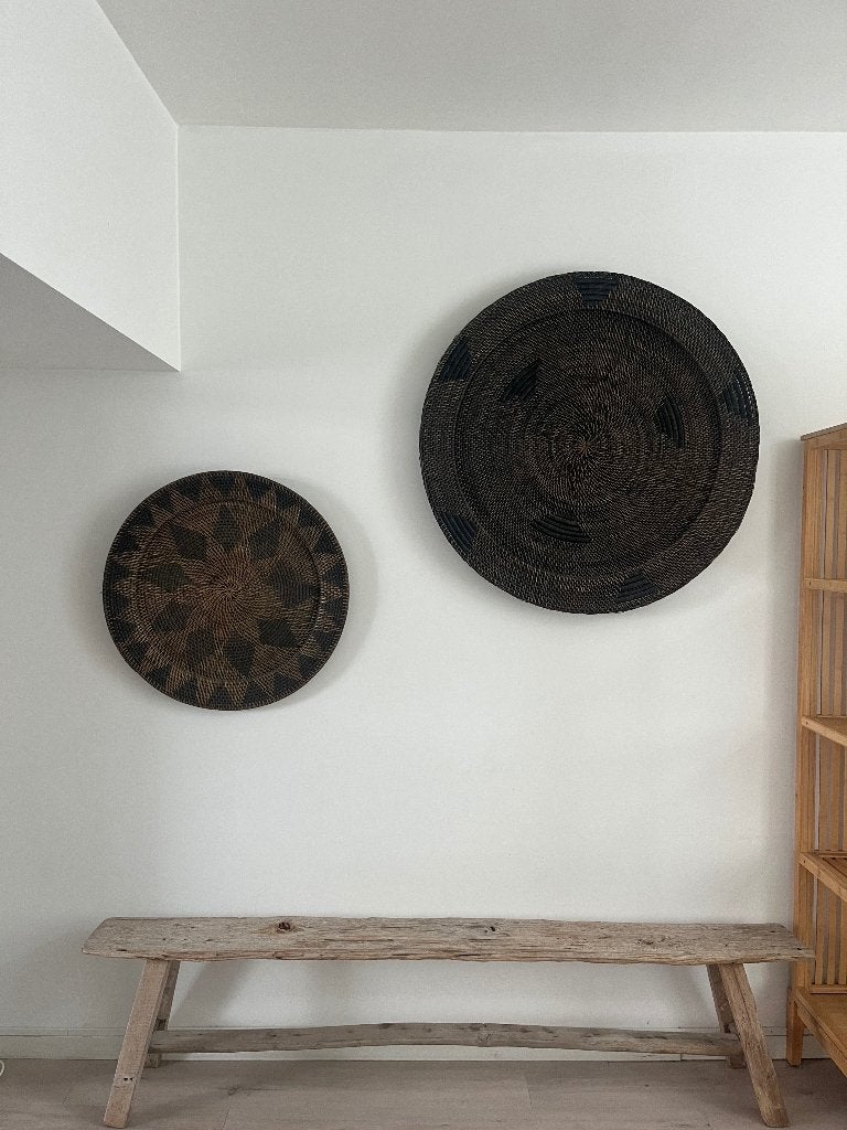 Wand manden, Huis en Inrichting, Ophalen, Mand, Rond, Zo goed als nieuw
