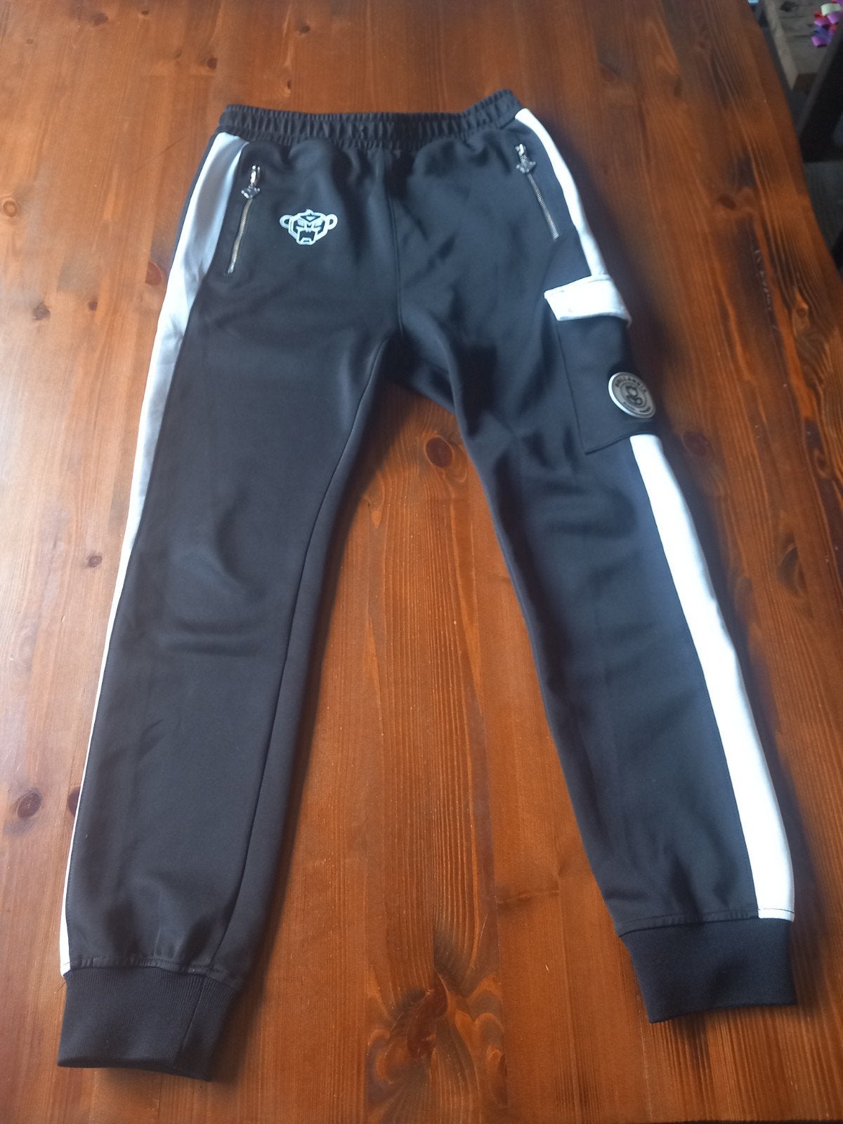 Zwarte Black Bananas joggingbroek maat 164, Broek, Ophalen of Verzenden, Zo goed als nieuw, Jongen