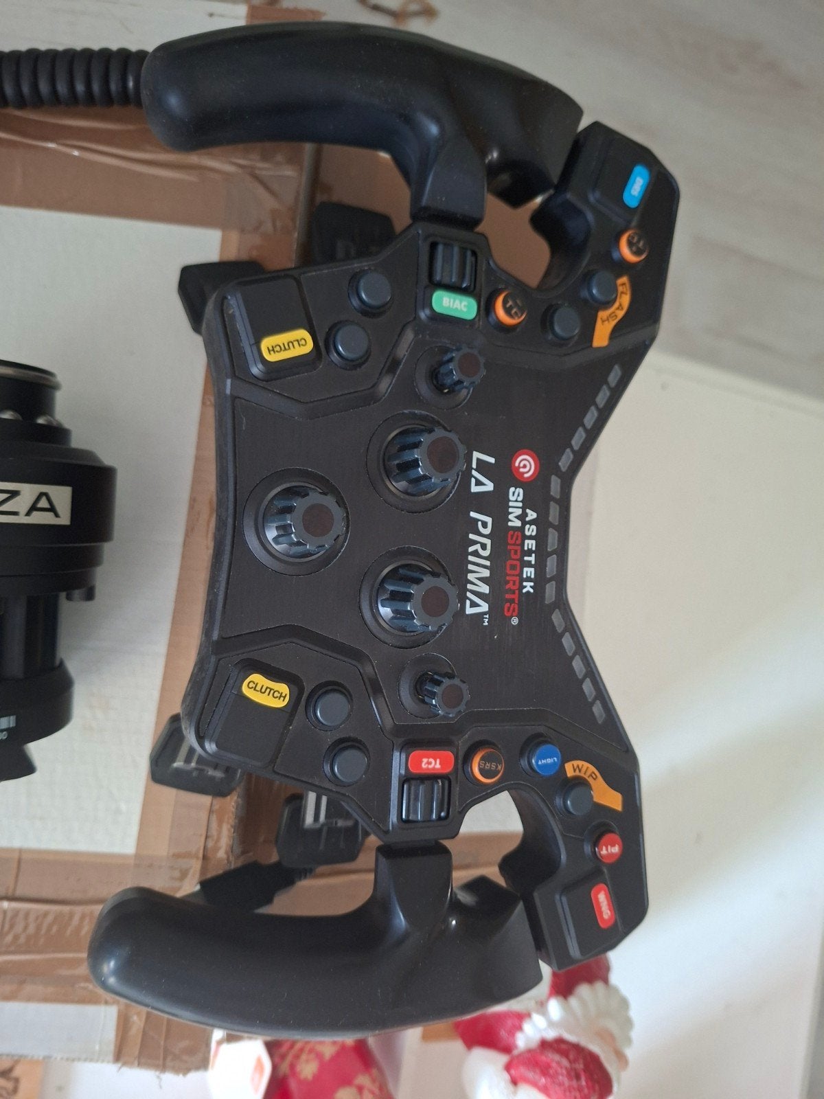 asatek la prima stuur met extra pedals en quick release moza, Ophalen of Verzenden, Zo goed als nieuw