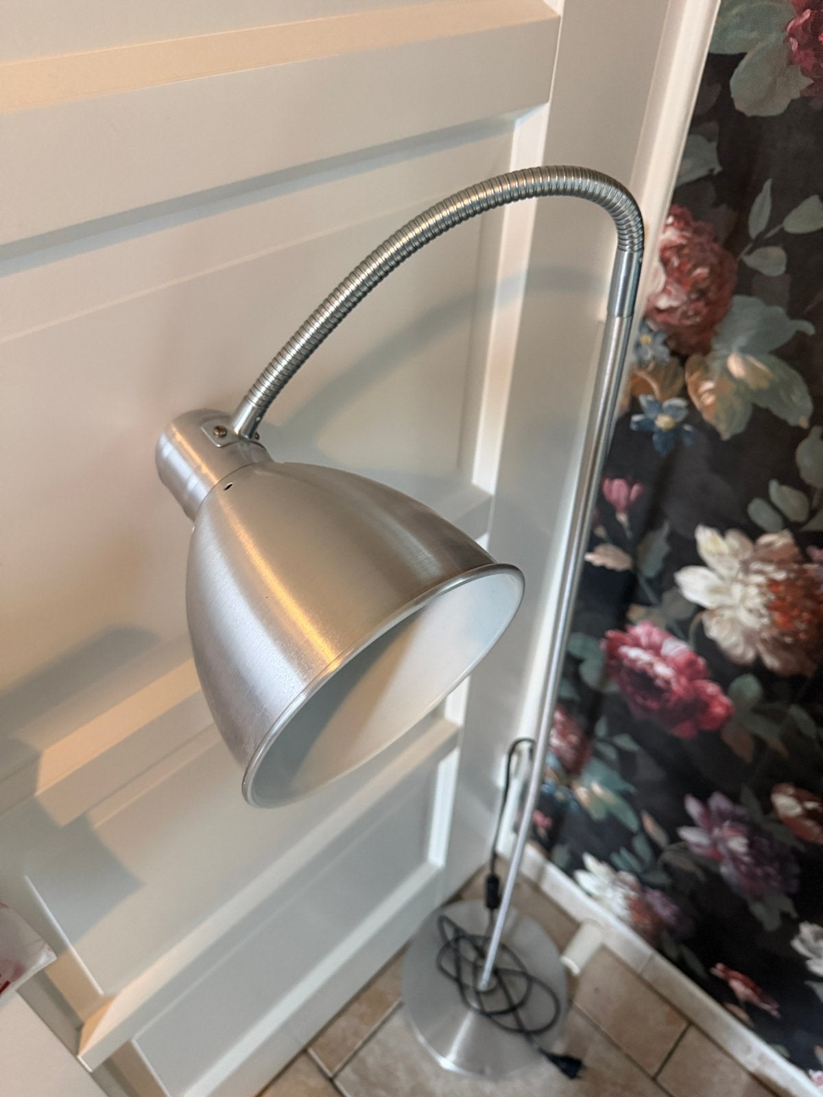 Ikea vloerlamp met flexibele arm, Ophalen, Gebruikt, Industrieel, modern, 100 tot 150 cm