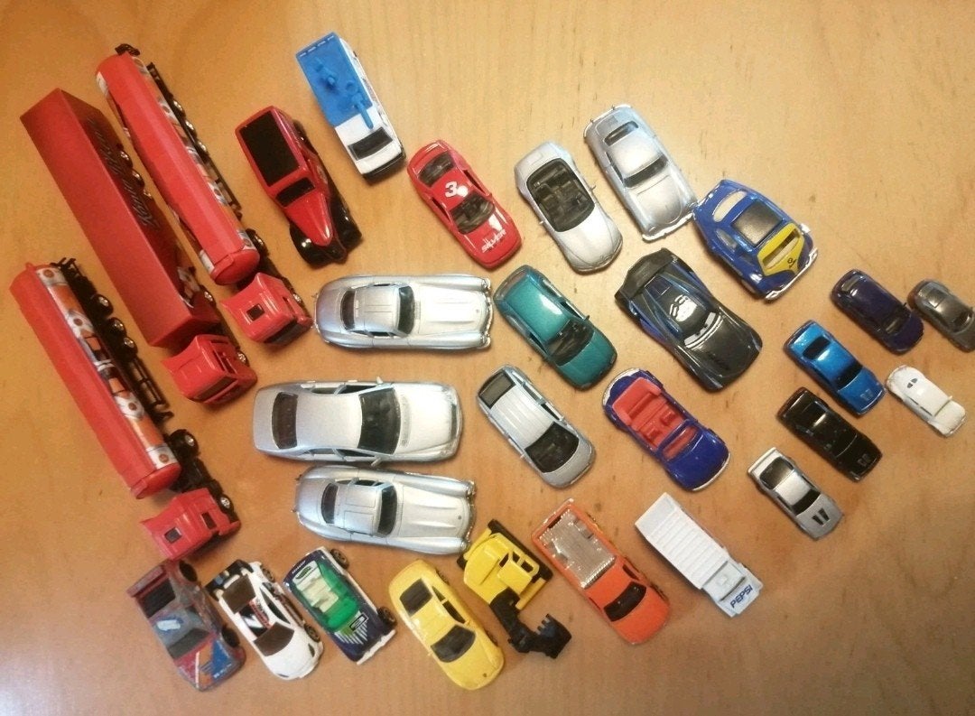 Verzameling modelauto's vrachtwagens reclame trucks 29 stuks, Verzenden, Gebruikt, Auto