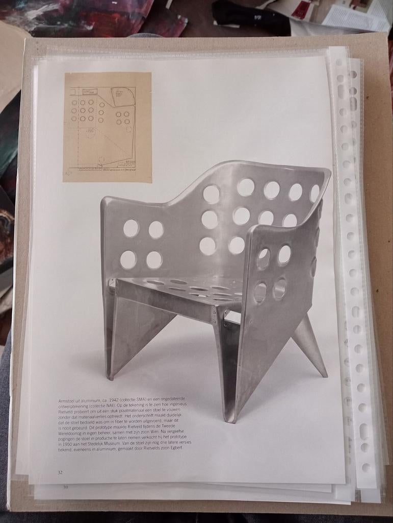 Gerrit Rietveld artikel knipsel archief 48 pagina's, Ophalen of Verzenden