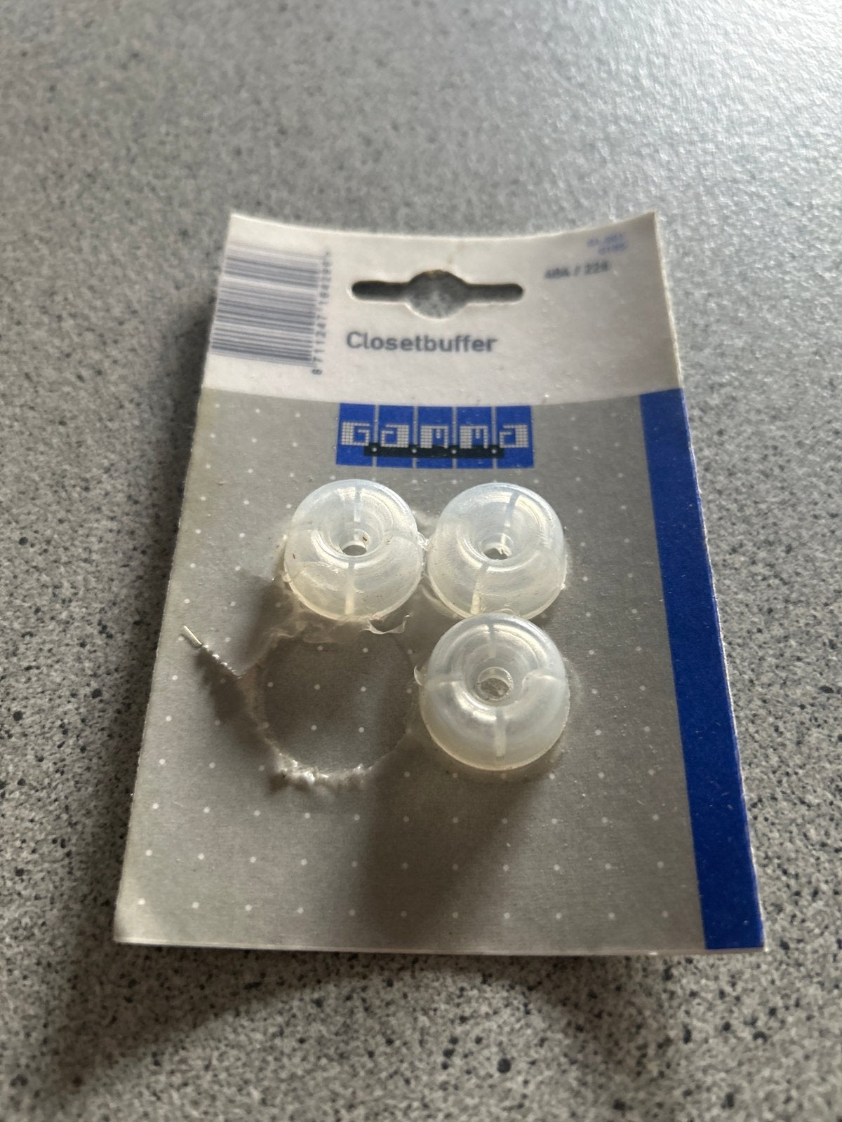Gamma Closetbuffer - Nieuw in verpakking, Ophalen of Verzenden, Nieuw, Minder dan 50 mm, Overige typen