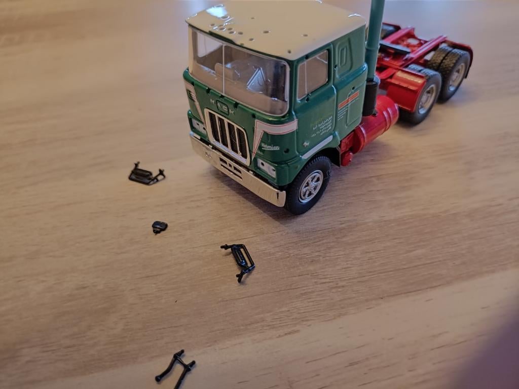 Tekno onderdelen Mack van Rynart, Hobby en Vrije tijd, Modelauto's | 1:50, Ophalen of Verzenden, Bus of Vrachtwagen, Tekno