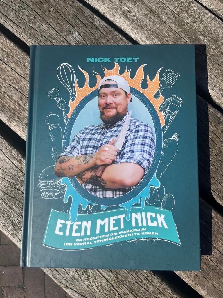Nick Toet kookboek - Eten met Nick, Boeken, Kookboeken, Ophalen of Verzenden, Zo goed als nieuw, Overige gebieden, Overige typen