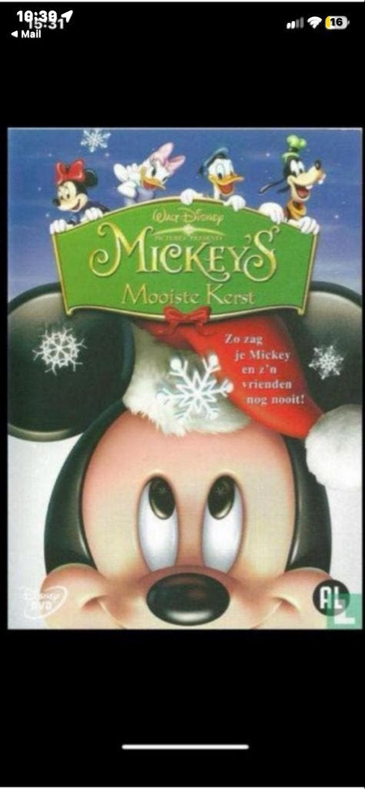 Mickey's Mooiste Kerst DVD - Disney Kerstverhaal, Alle leeftijden, Nederlands, Kerst, Film