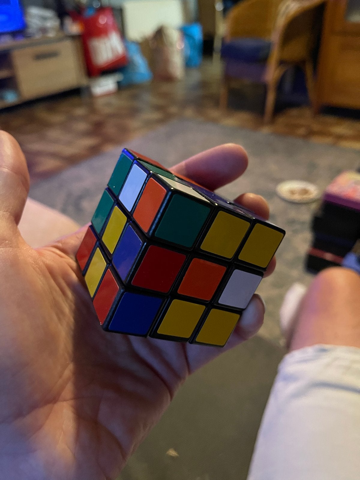Rubiks Kubus - Klassieke Puzzel, Ophalen of Verzenden, Gebruikt, Jongen of Meisje
