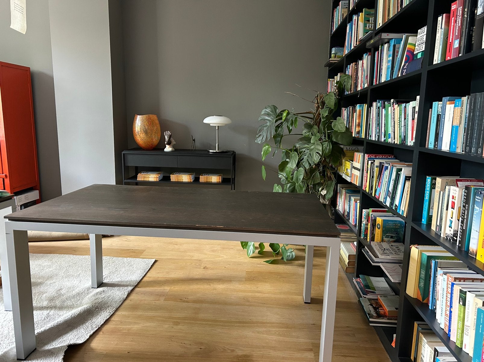 Arco design tafel 90 x 155 cm (graphic), Ophalen, Gebruikt, 75 cm of meer, 60 cm of meer