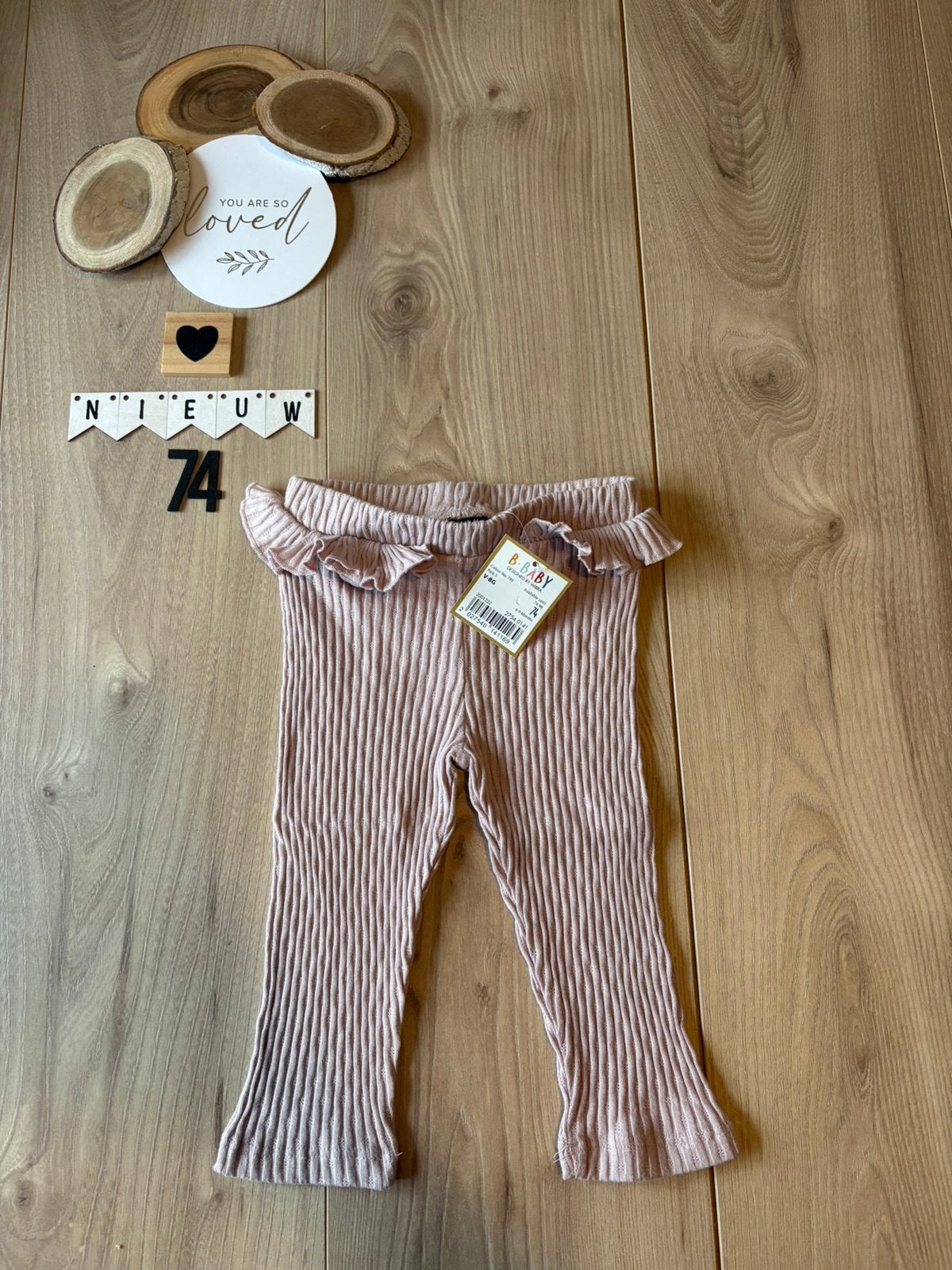 Baby meisje Wibra broekje roze maat 74, Kinderen en Baby's, Ophalen of Verzenden, Nieuw, Meisje, Broekje