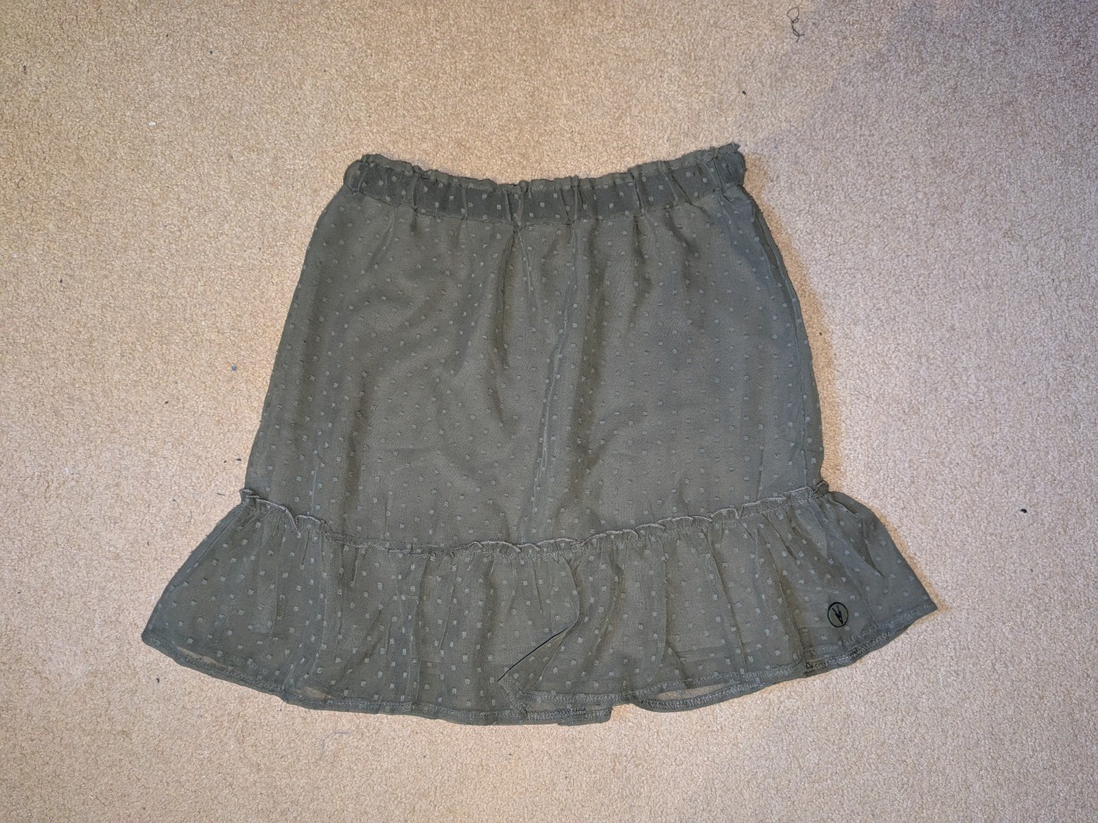 Groene rok Levv maat 170/176, Kinderen en Baby's, Kinderkleding | Maat 170, Meisje, Ophalen of Verzenden, Zo goed als nieuw, Jurk of Rok