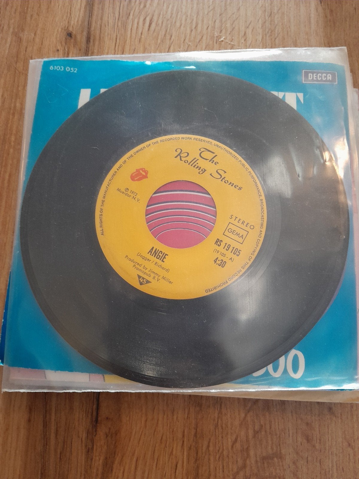 The rolling stones 7inch angie, Cd's en Dvd's, Ophalen of Verzenden, Zo goed als nieuw, Pop
