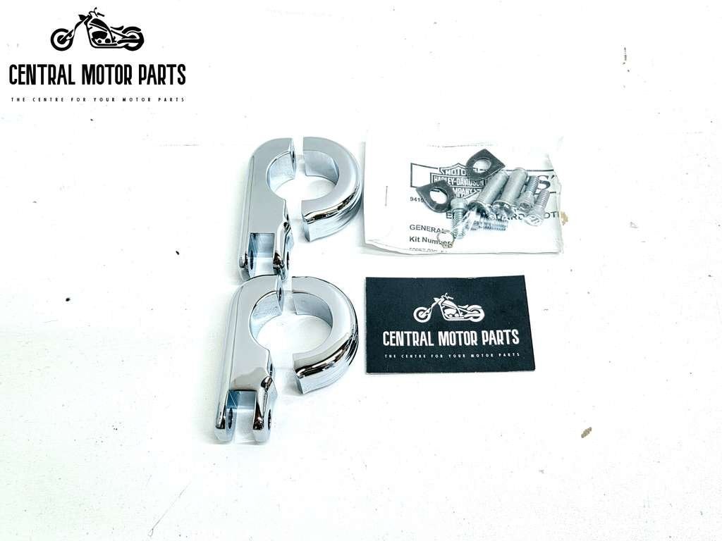 Billet Valbeugel Footpeg Mounting Kit Chrome 1.25 inch, Niet ingevuld, Niet ingevuld, Nieuw, Ophalen of Verzenden