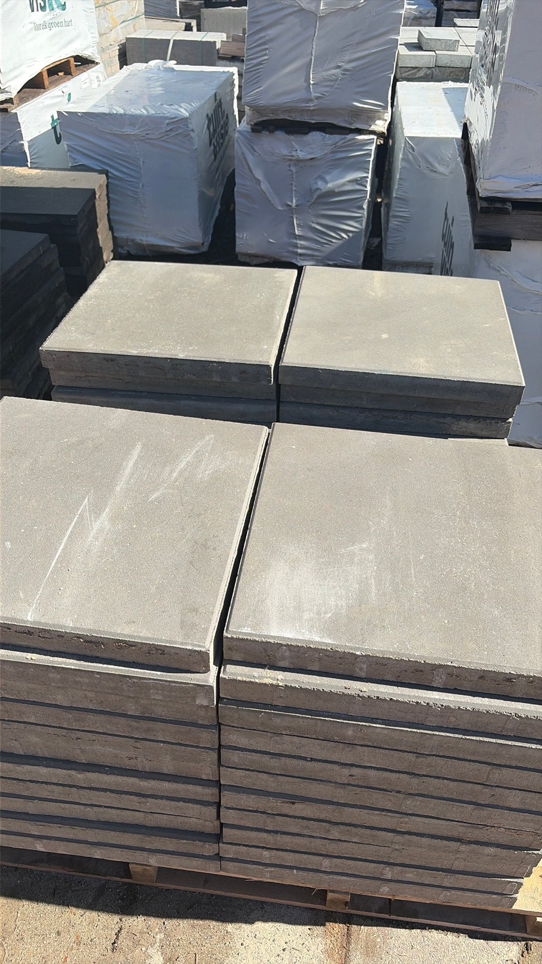 Betontegels 50x50x5, Ophalen of Verzenden, Zo goed als nieuw, Beton, Terrastegels