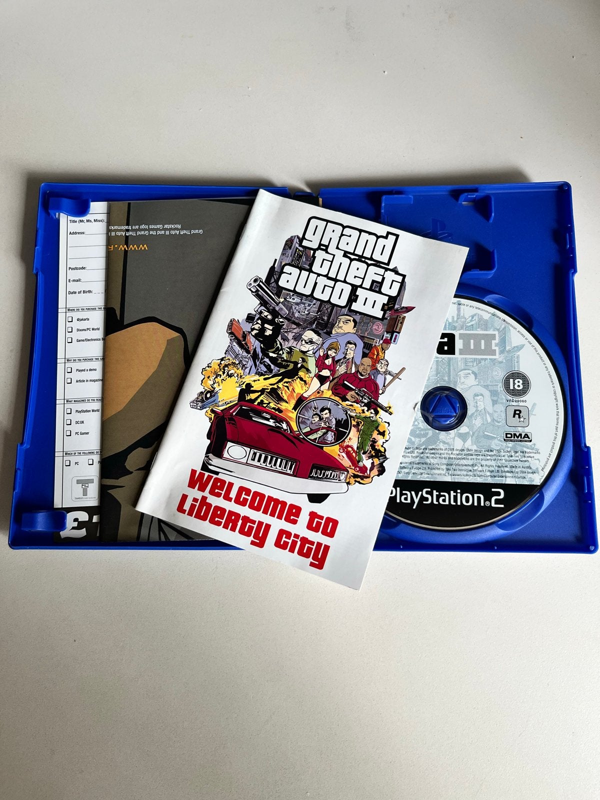 Grand Theft Auto III (GTA 3) PS2 - Zeer compleet en netjes, Spelcomputers en Games, Games | Sony PlayStation 2, Avontuur en Actie