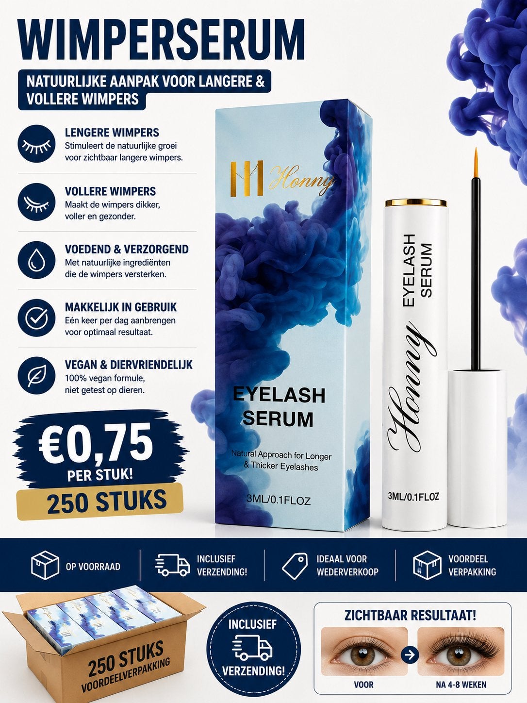 Online webshop partij wimperserum, Ophalen of Verzenden, Nieuw