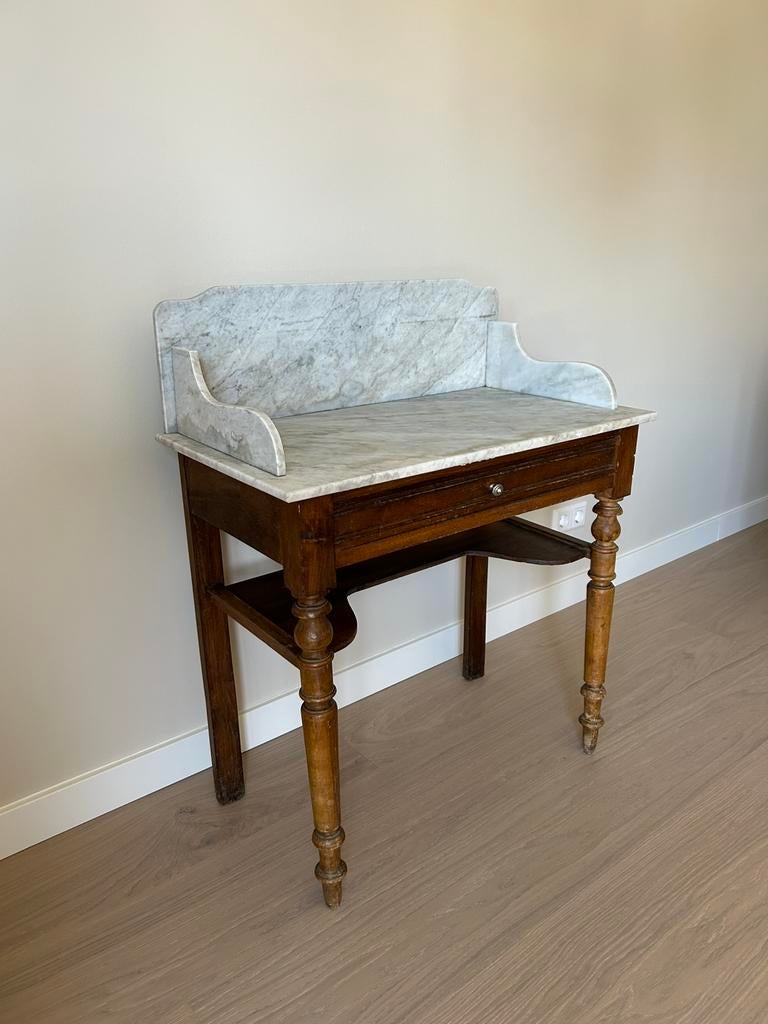 Kaptafel marmeren blad makeup tafel, Ophalen