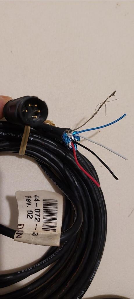 airmar transducer cable FC189-62 20-6815 C1225 RoHS C1225..., Ophalen of Verzenden, Zo goed als nieuw, Kabel of Apparatuur