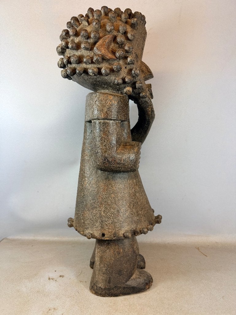 260540 Groot oud Afrikaans Tadep Mambila ancestral beeld, Ophalen of Verzenden