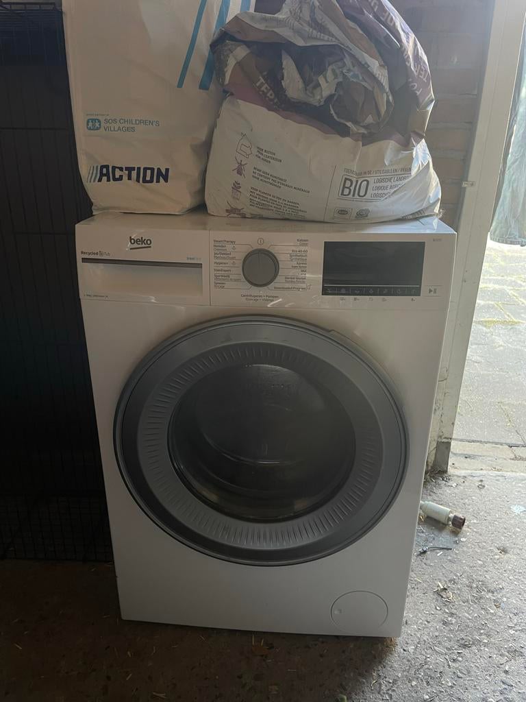 Beko wasmachine - trommel defect, voor de handige klusser, 8 tot 10 kg, Ophalen, Niet werkend, Voorlader