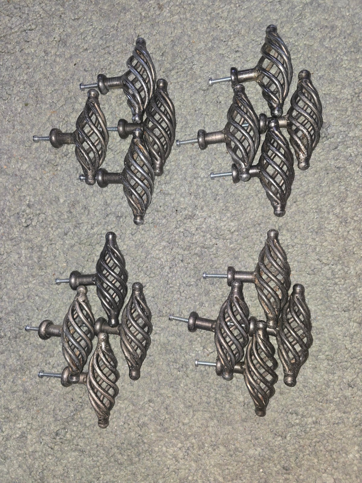 16x Metalen Deurgreep Vintage Stijl met Schroeven, Ophalen of Verzenden, Nieuw, IJzer, Klink of Kruk