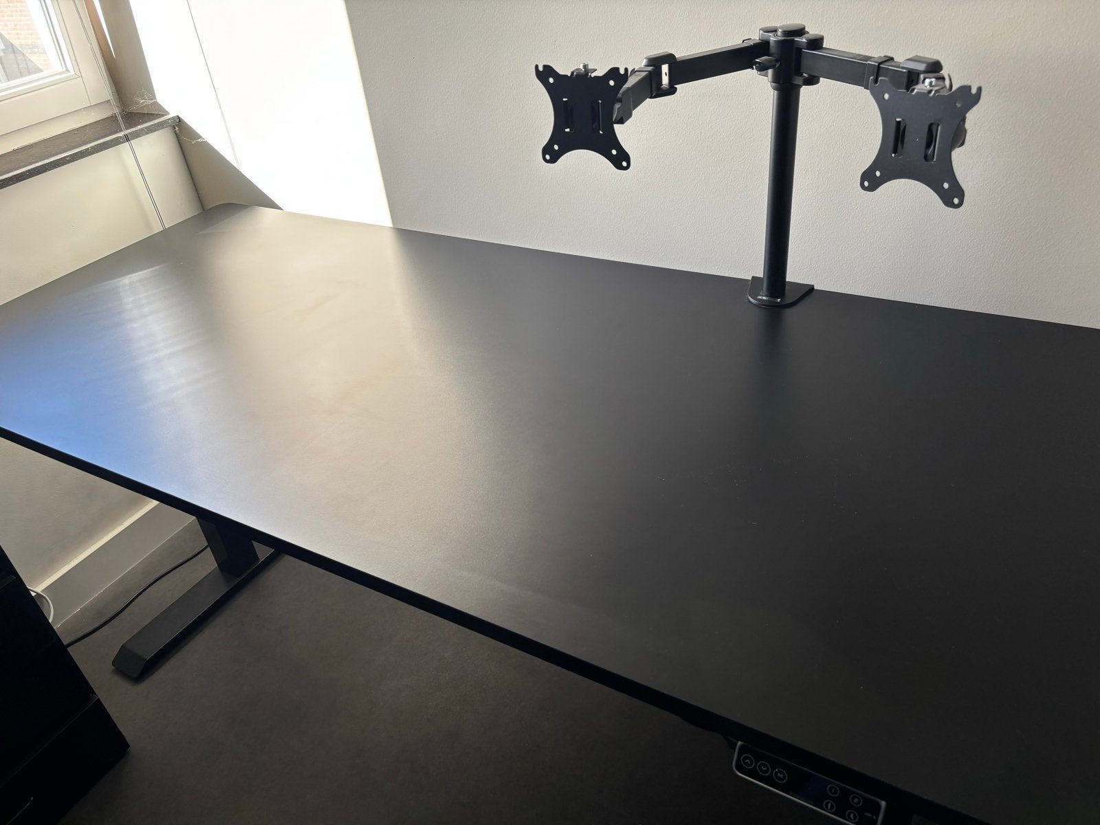 FlexiSpot D1D Dubbele Monitorhouder Zwart, Diversen, Ophalen, Zo goed als nieuw