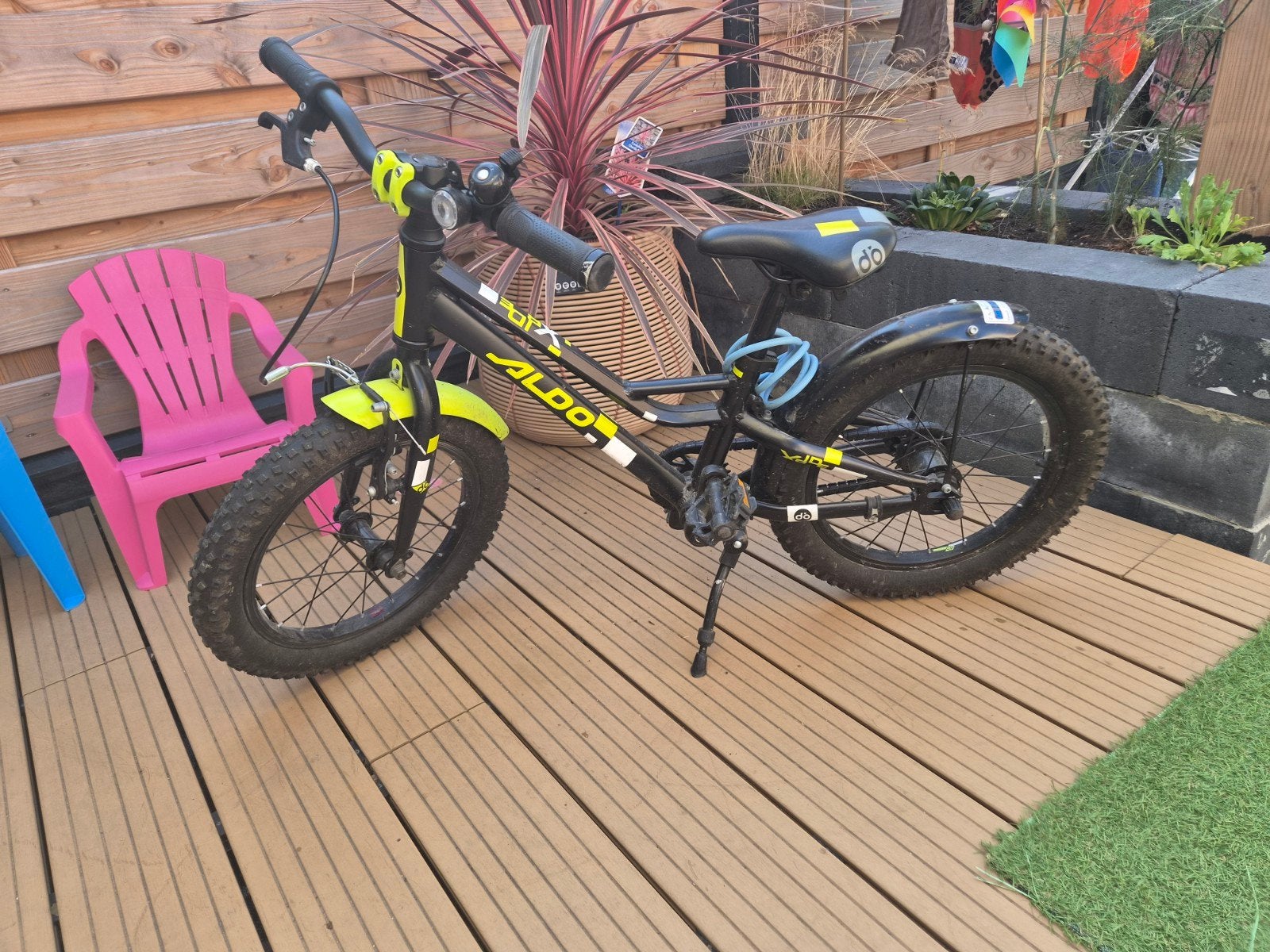 Aldo kinderfiets 16 inch - Gebruikt, Fietsen en Brommers, Fietsen | Kinderfietsjes, Ophalen, Velgrem, Aldo, 16 tot 20 inch