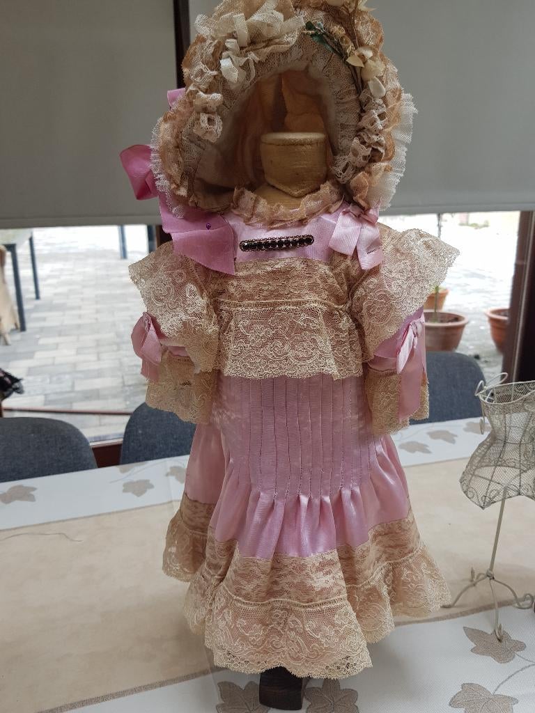 outfit voor antieke pop rond 60 cm en diverse baby poppen, Ophalen of Verzenden