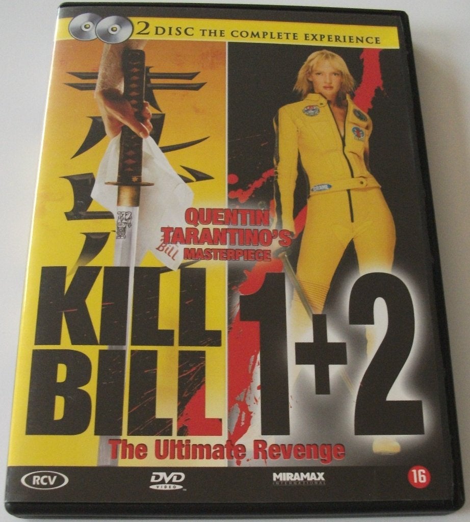 Dvd *** KILL BILL 1 & 2 *** 2-Disc Box Complete Experience, Vanaf 16 jaar, Ophalen of Verzenden, Zo goed als nieuw, Actie