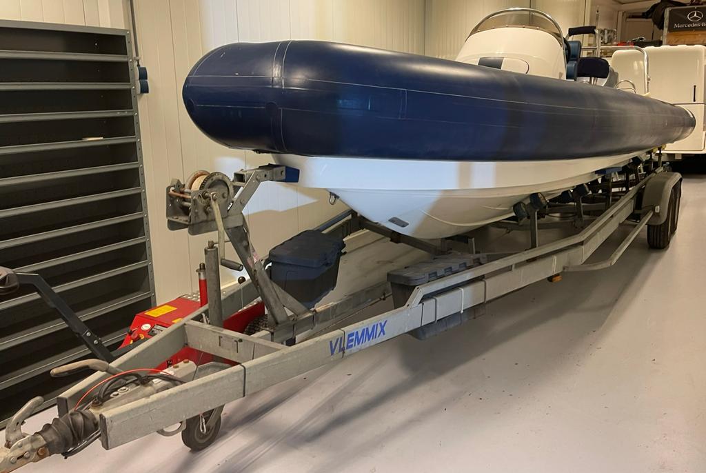Vlemmix 3500KG boottrailer, Gebruikt, 6 tot 9 meter, Ophalen of Verzenden, 3000 kg of meer