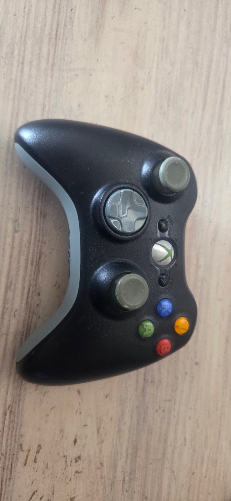 Draadloze Xbox 360 Controller - Zwart, Gebruikt, Verzenden, Controller, Xbox 360