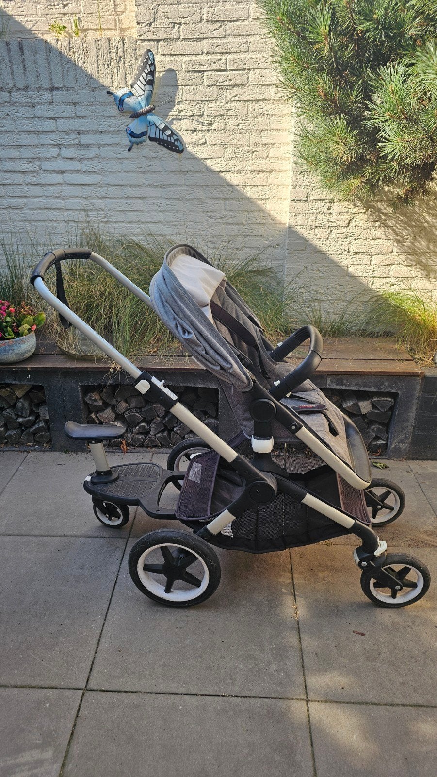 Bugaboo Fox 2 kinderwagen met reiswieg en zitje, Ophalen, Gebruikt, Bugaboo, Met reiswieg