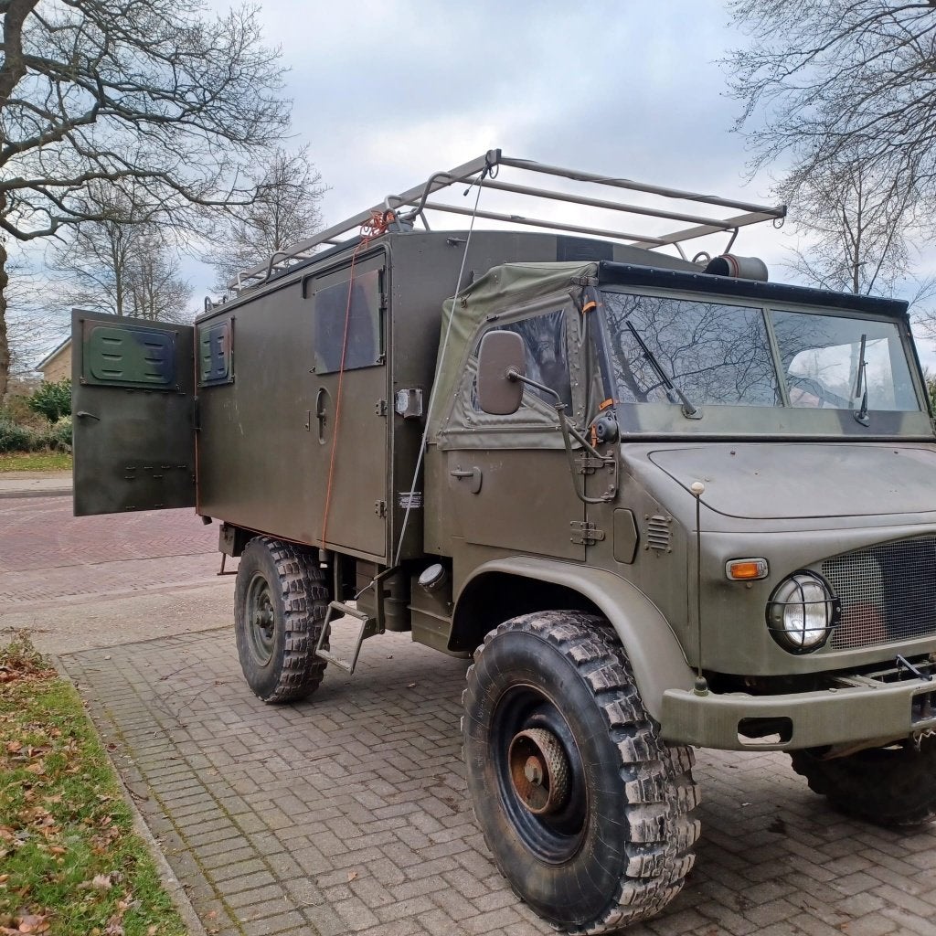 Mercedes-Benz Unimog 404 bj.1966, Auto's, Bestelauto's, Mercedes-Benz, Handgeschakeld, Vierwielaandrijving, 81 pk
