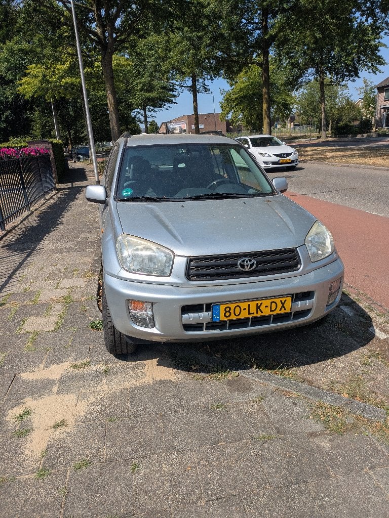 Toyota Rav4 2.0 I 5D 4WD 01-2003 Grijs motorschade 263000km, 1998 cc, Stof, 4 cilinders, 4x4