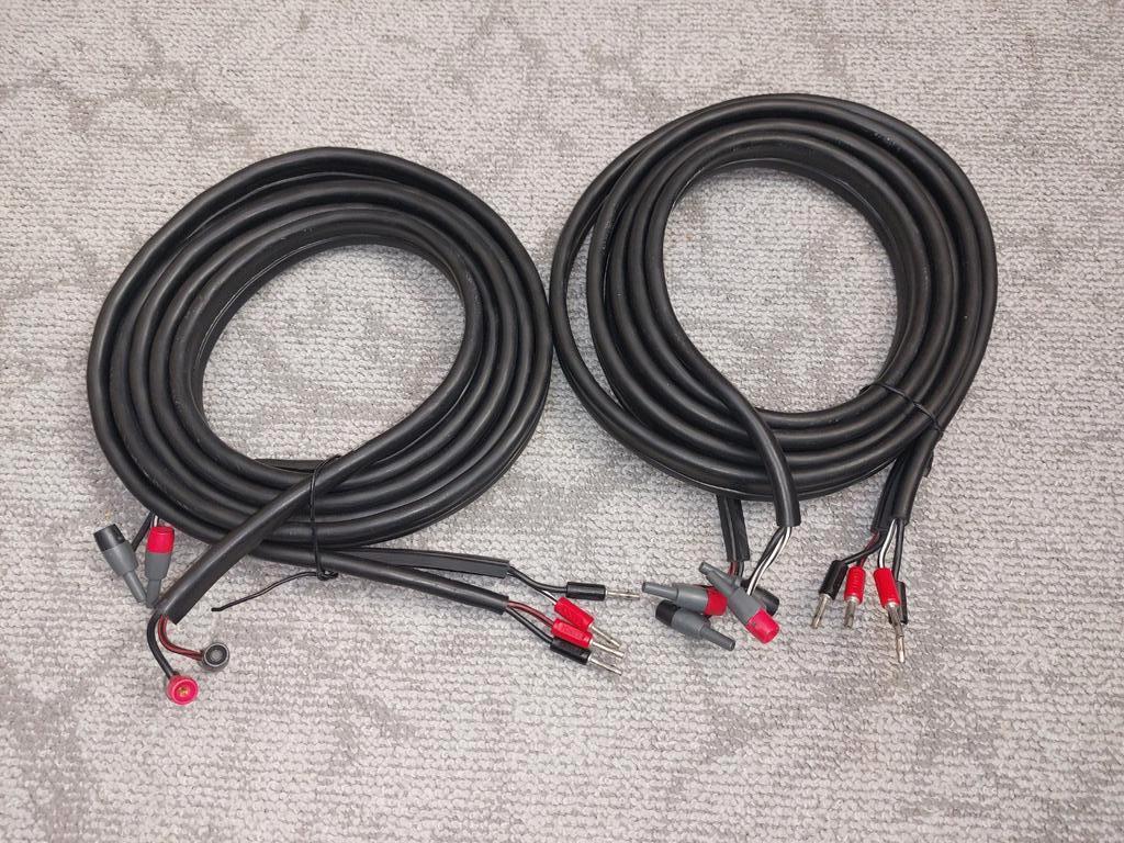 Linn k400 bi-wire luidsprekerkabels, Ophalen of Verzenden, Gebruikt, 2 tot 5 meter, Luidsprekerkabel