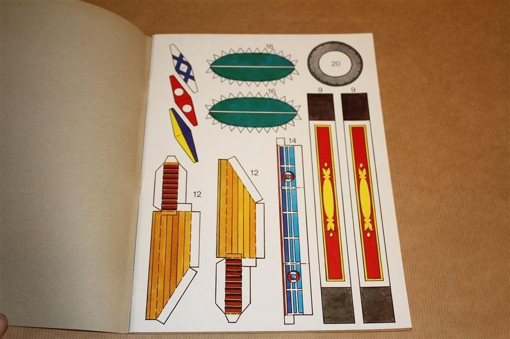 Make-a-model Paddle-Steamer. Bouwplaat-boek., Ophalen of Verzenden, Gelezen, Overige onderwerpen