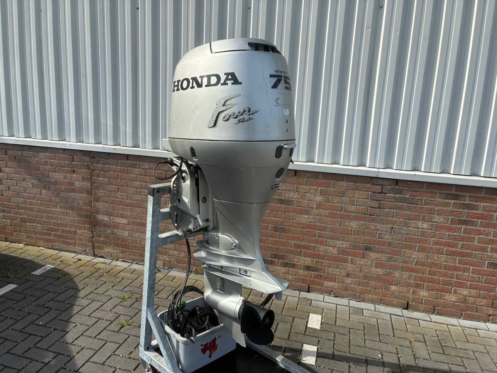 Honda 75 pk 4 takt, Powertrim, zuinig en stil, Vaarklaar !, Honda, Met afstandsbediening, Ophalen of Verzenden, Info@acwatersport.nl