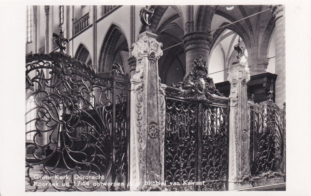 Dordrecht interieur Grote Kerk, Verzenden, Ongelopen, Zuid-Holland