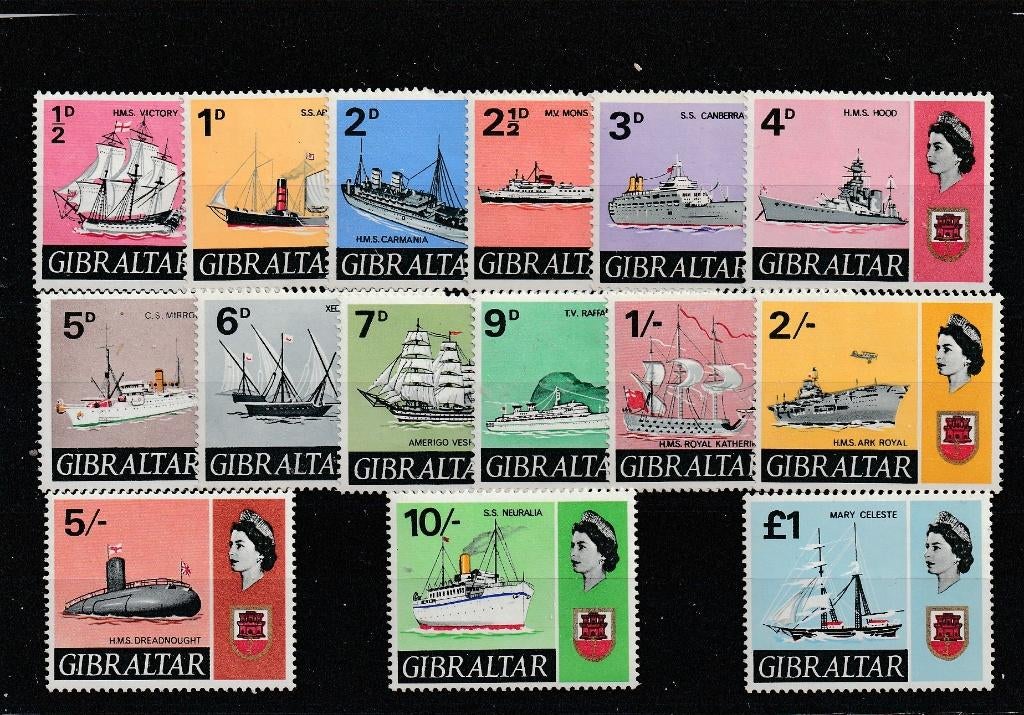 GIBRALTAR, Verzenden, Postfris