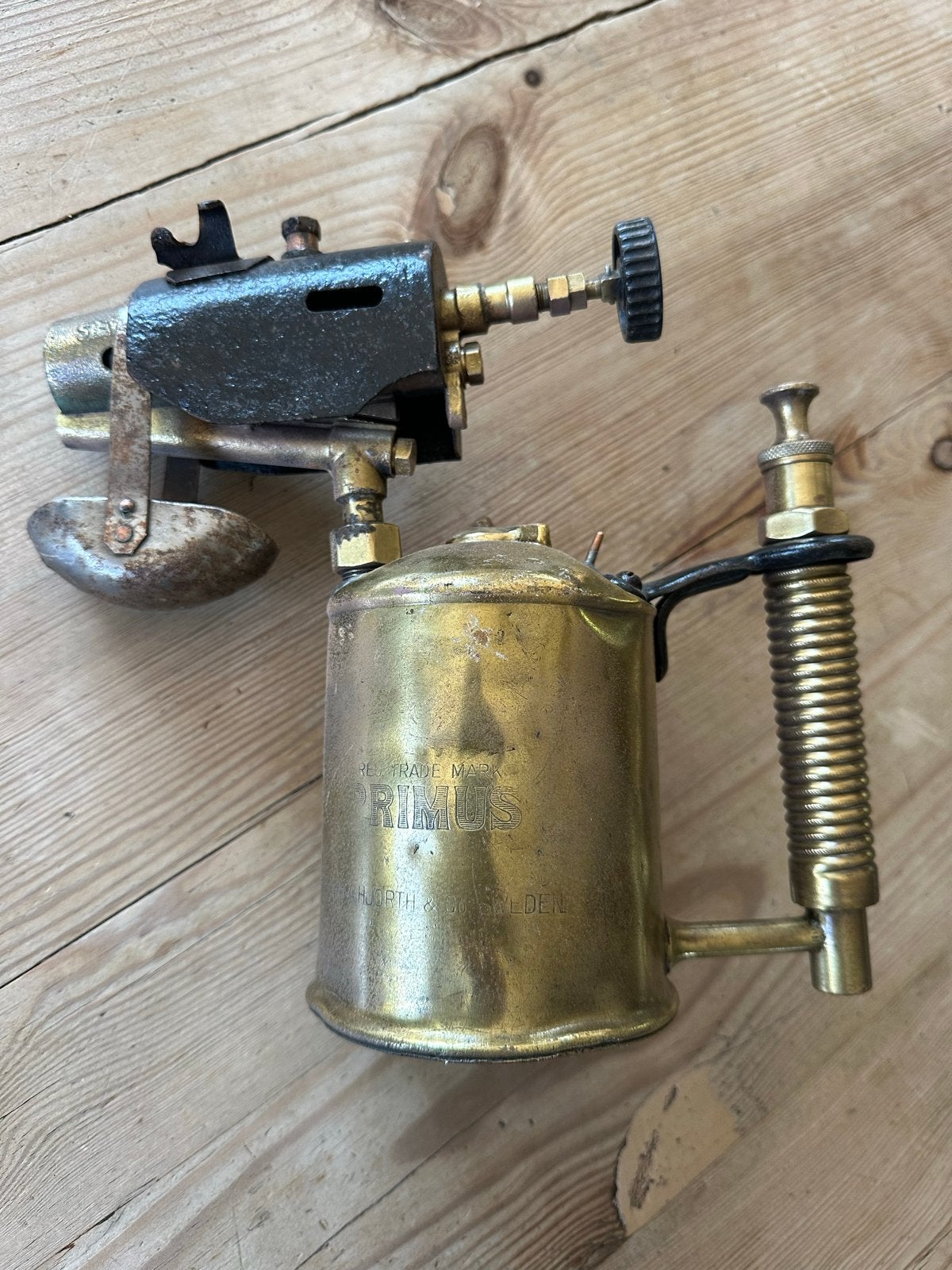 Antieke Primus soldeerlamp nr. 861 - messing, Antiek en Kunst, Ophalen