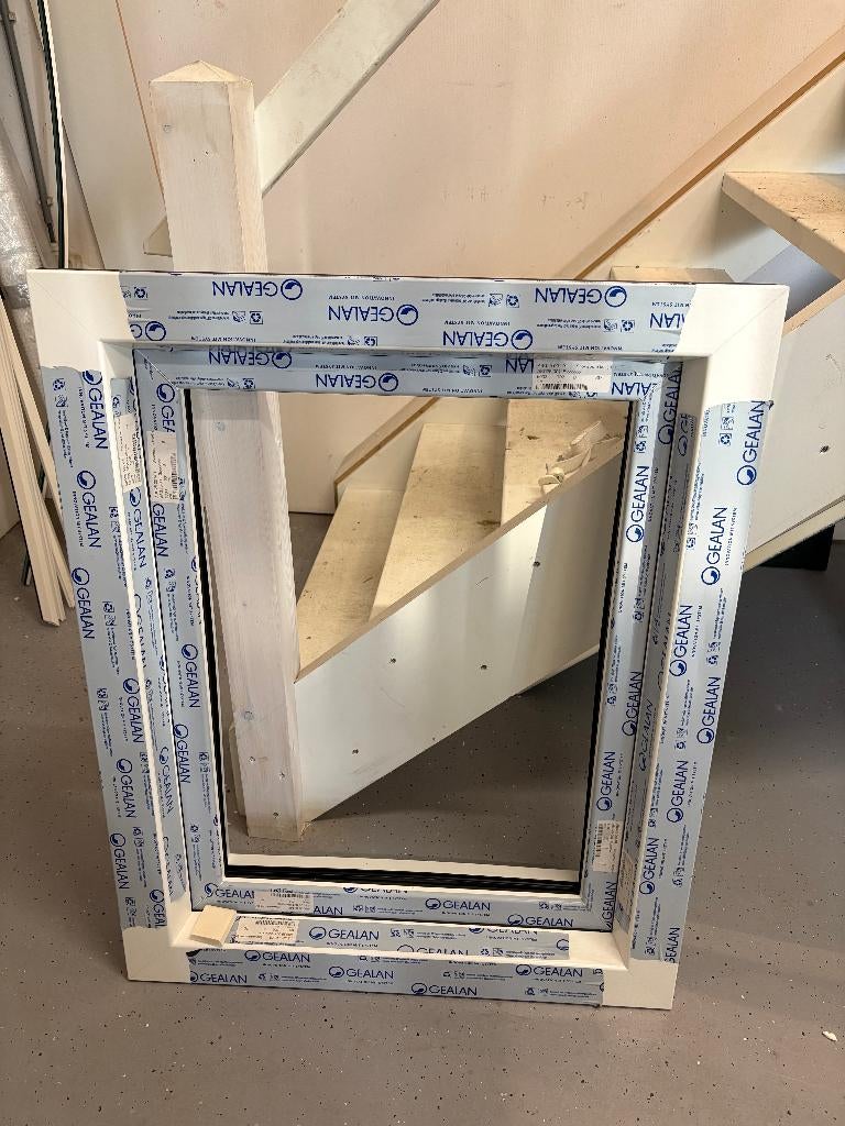 kunststof kozijn, Kunststof, Raamkozijn, Nieuw, Inclusief glas