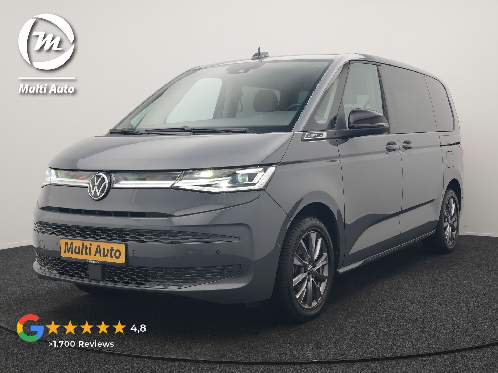 Volkswagen Multivan 1.4 eHybrid Energetic 6 Zits PHEV 218pk, Auto's, Dealer onderhouden, Stof, Gebruikt, 4 cilinders