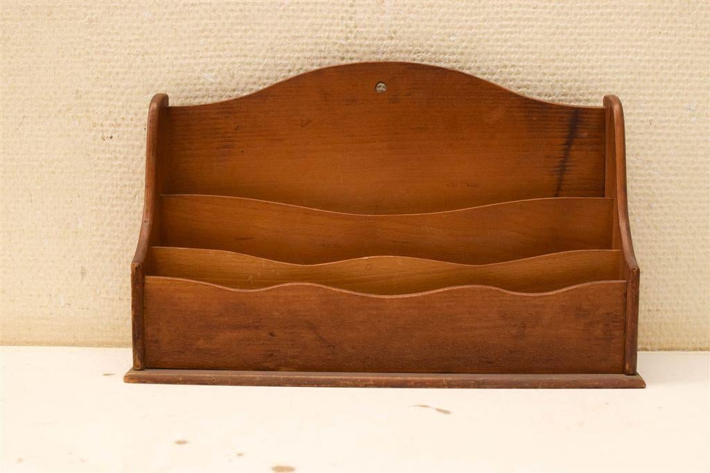 Houten Postbakje / Brievenbakje 50312, Huis en Inrichting, Woonaccessoires | Wanddecoraties, Gebruikt, Ophalen of Verzenden