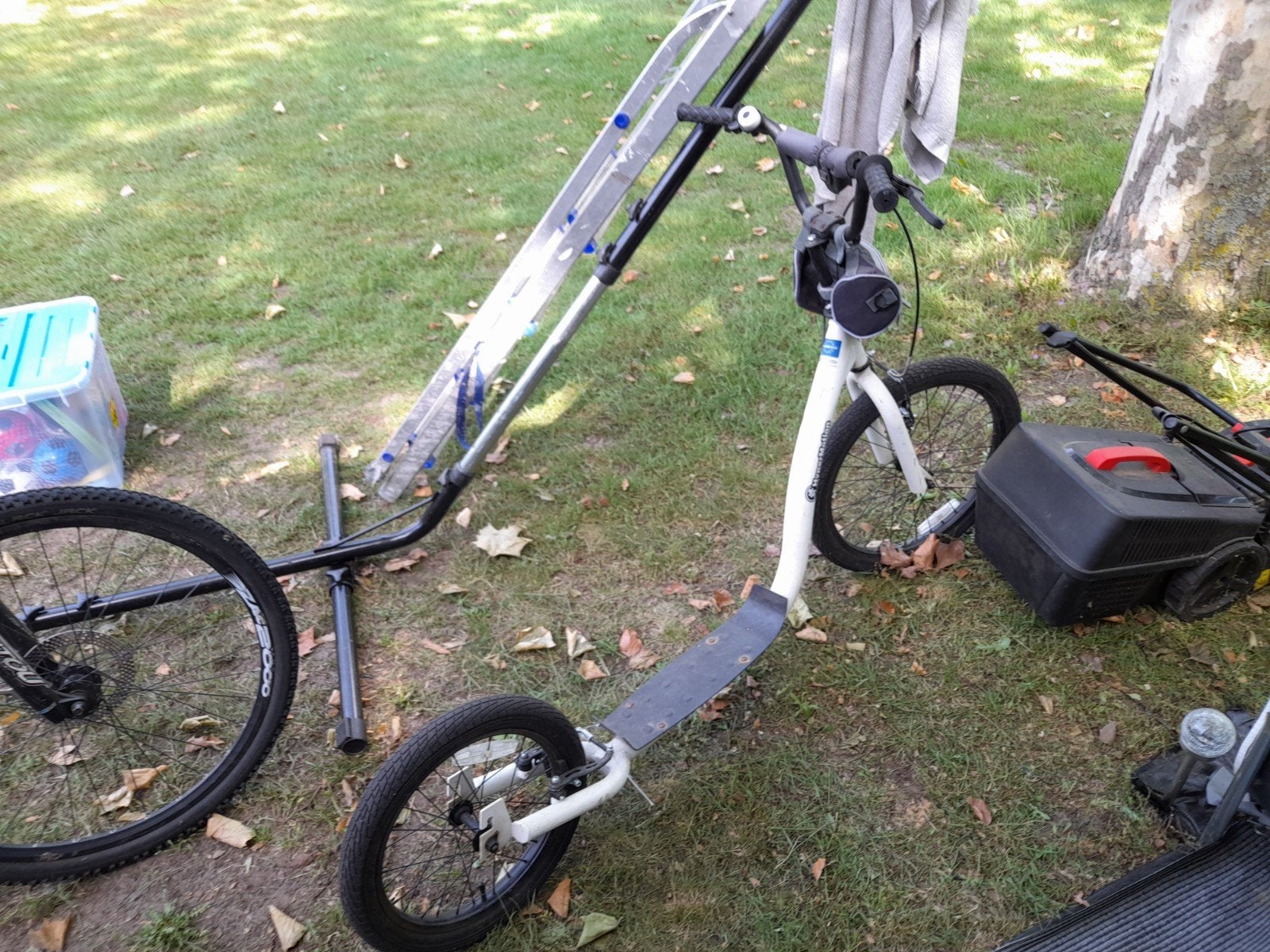 Stevige step met grote banden - Ideaal voor off-road, Ophalen, Gebruikt, Gewone step