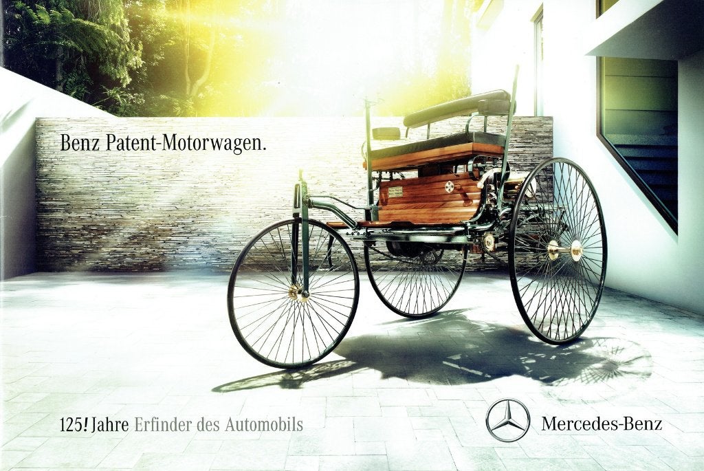 Folder (Mercedes-) Benz Patent-Motorwagen (replica - 2011), Verzenden, Gelezen, Mercedes