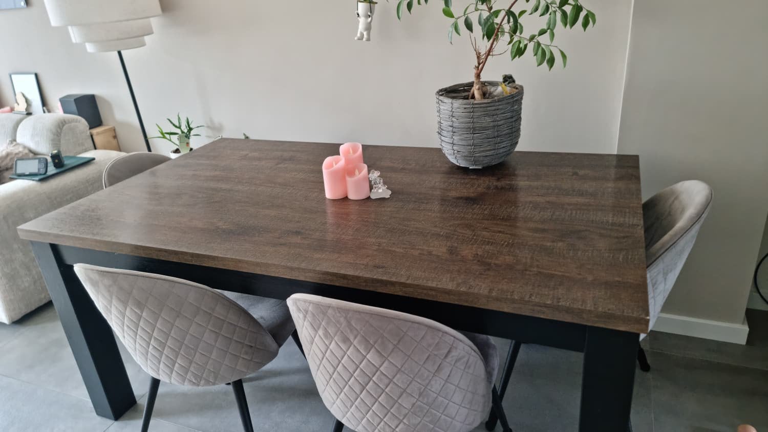 MOET SNEL WEG! Mooie eettafel 180x100cm, Ophalen, 50 tot 100 cm, Zo goed als nieuw, 150 tot 200 cm