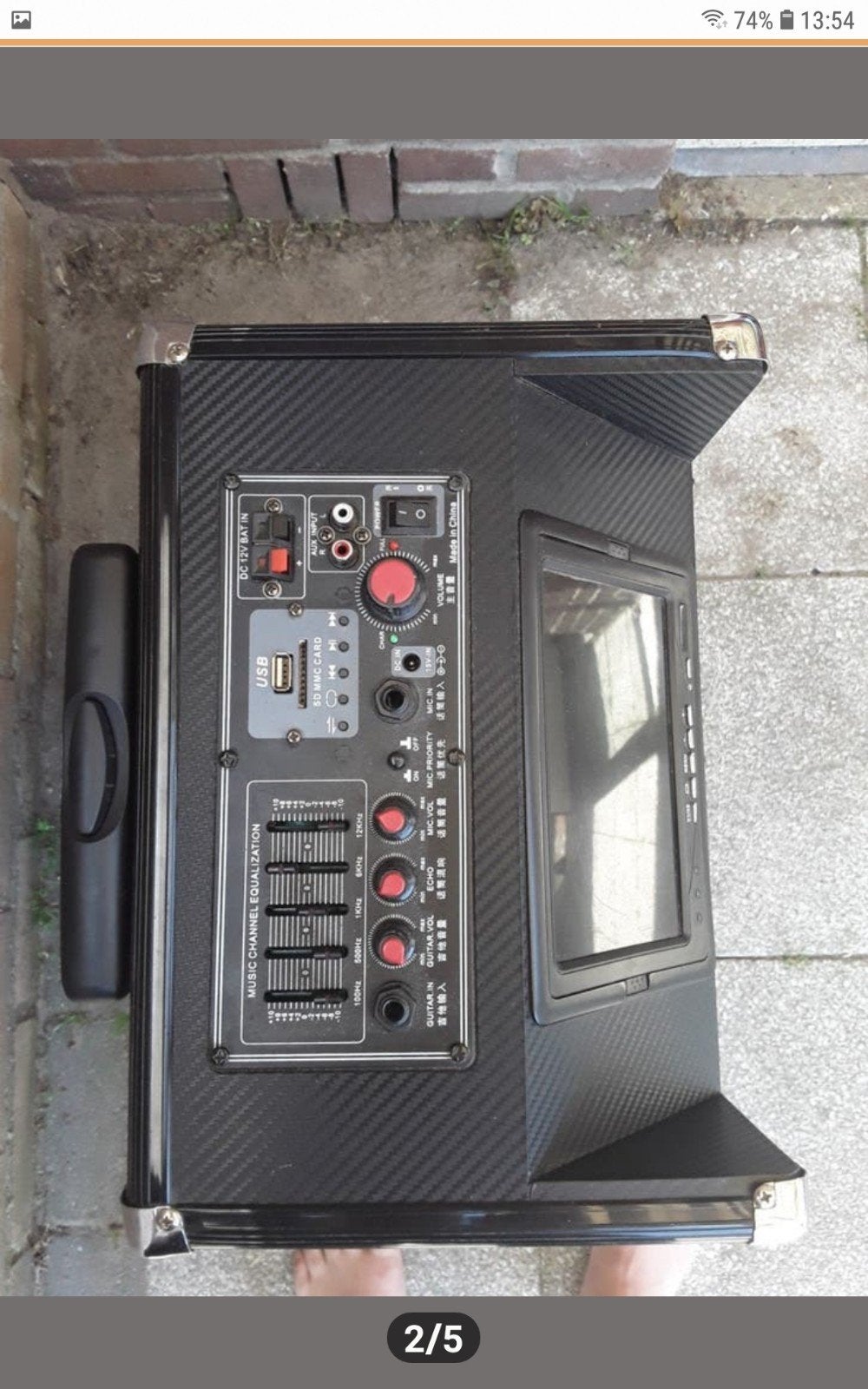 temeisheng karaoke party speaker, Ophalen, Zo goed als nieuw, Complete set