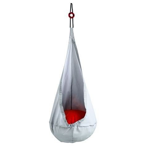 IKEA Hangstoel met luchtkussen - Prima staat, Ophalen of Verzenden, Gebruikt, Grijs, Textiel