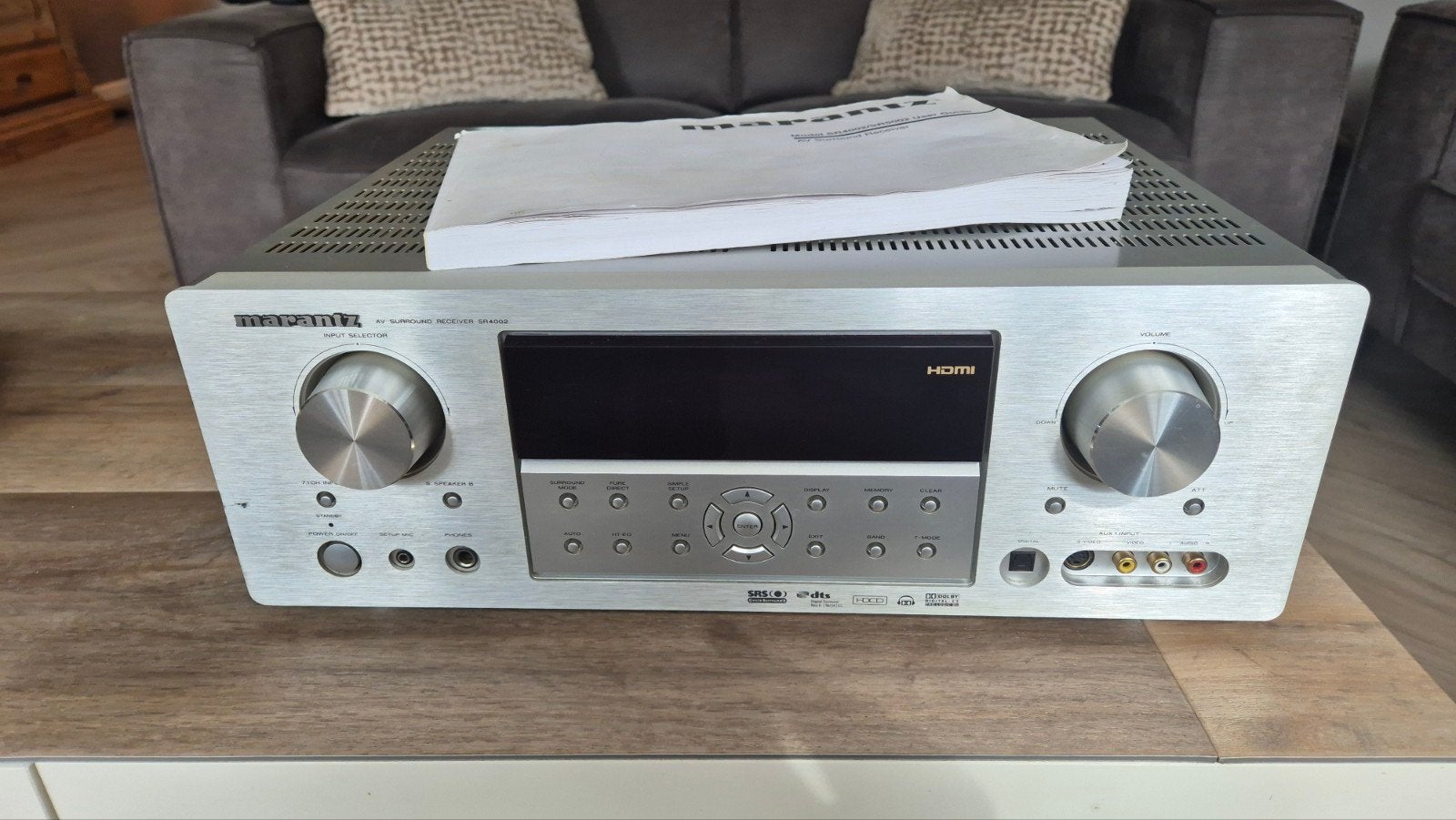 Marantz SR4002 7.1 receiver met HDMI, 7x80W, Marantz, Gebruikt, Ophalen of Verzenden, 60 tot 120 watt