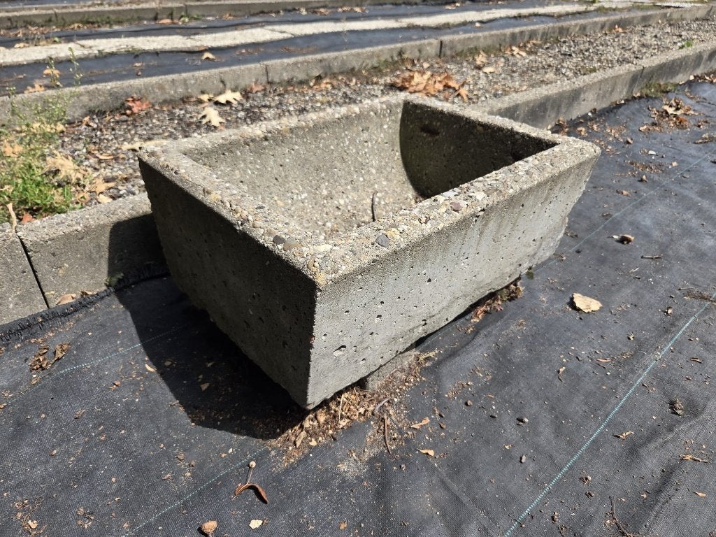 Stenen trog – robuuste tuinbak / plantenbak, Ophalen, Steen, Gebruikt, Minder dan 30 cm
