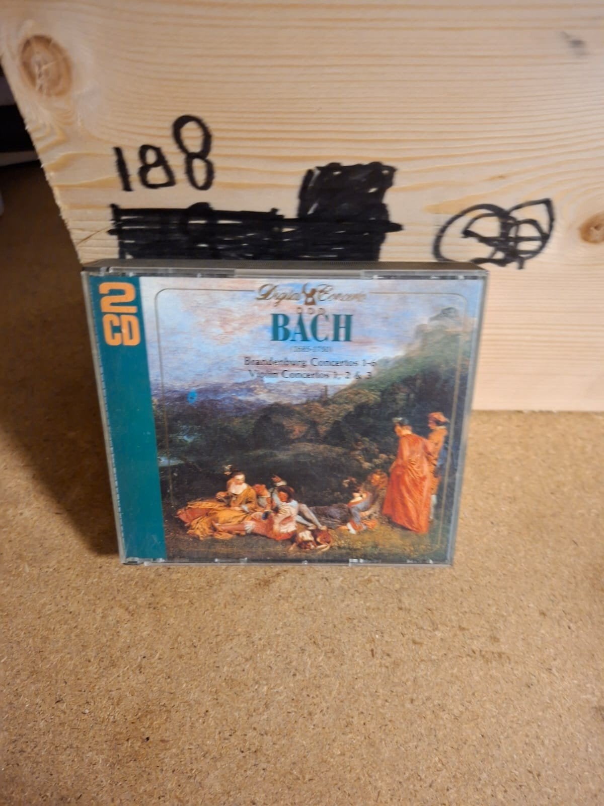 Bach: Brandenburg Concertos 1-6 & Vioolconcerten 1-3 CD, Ophalen of Verzenden, Zo goed als nieuw, Orkest of Ballet, Inclusief doosje